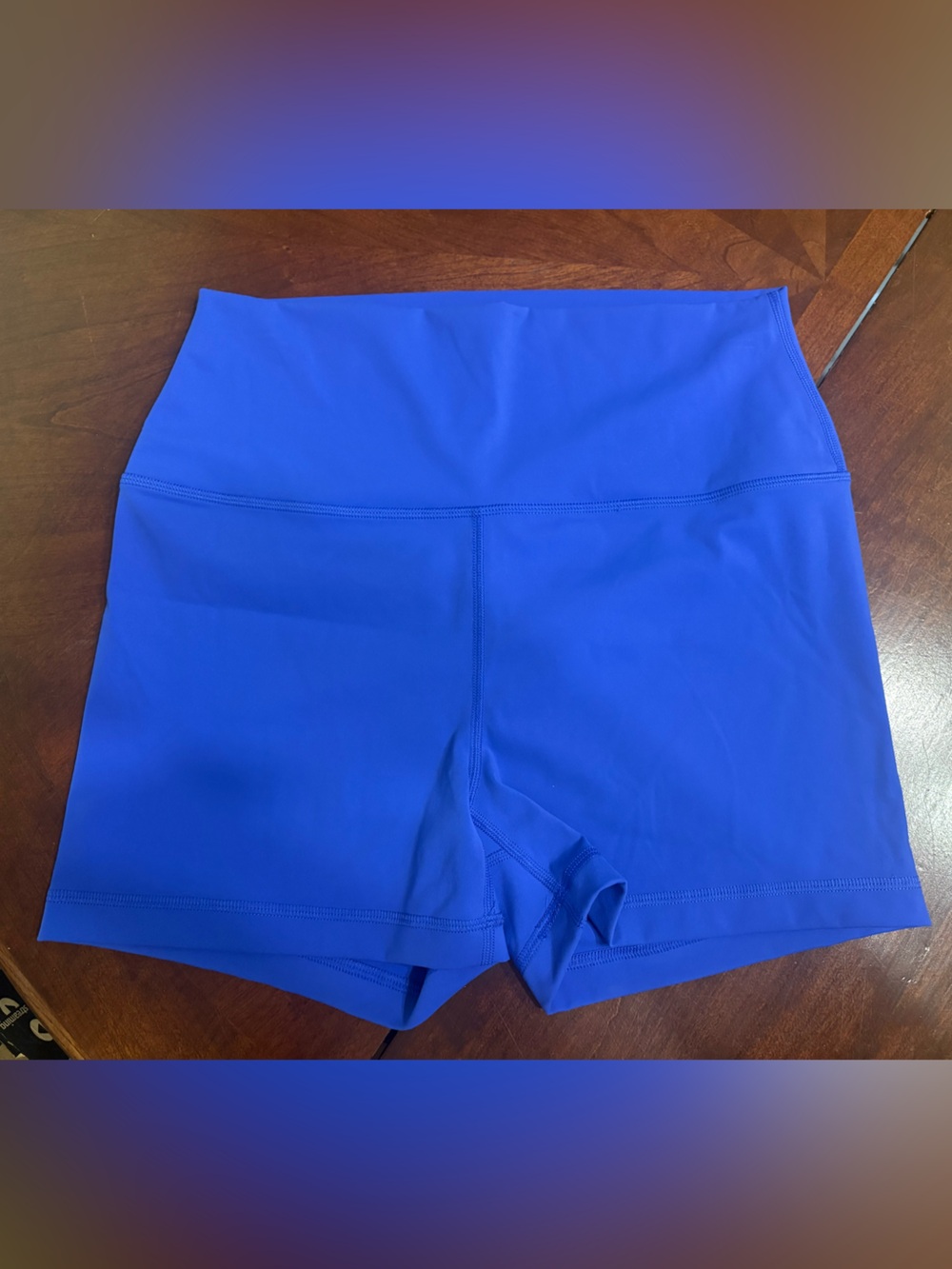 Yogalicious women’s Athletic biker Shorts in Royal Blue